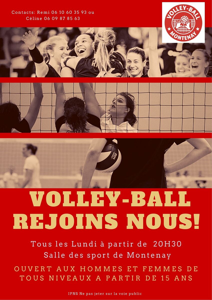 Rejoignez le Club de Volley-Ball de Montenay – Un esprit d'équipe, une passion commune !